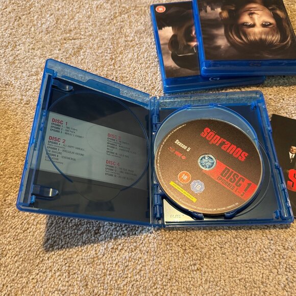 The Sopranos Complete Series Box Set Complete Blu-Ray Used - Picture 10 of 12